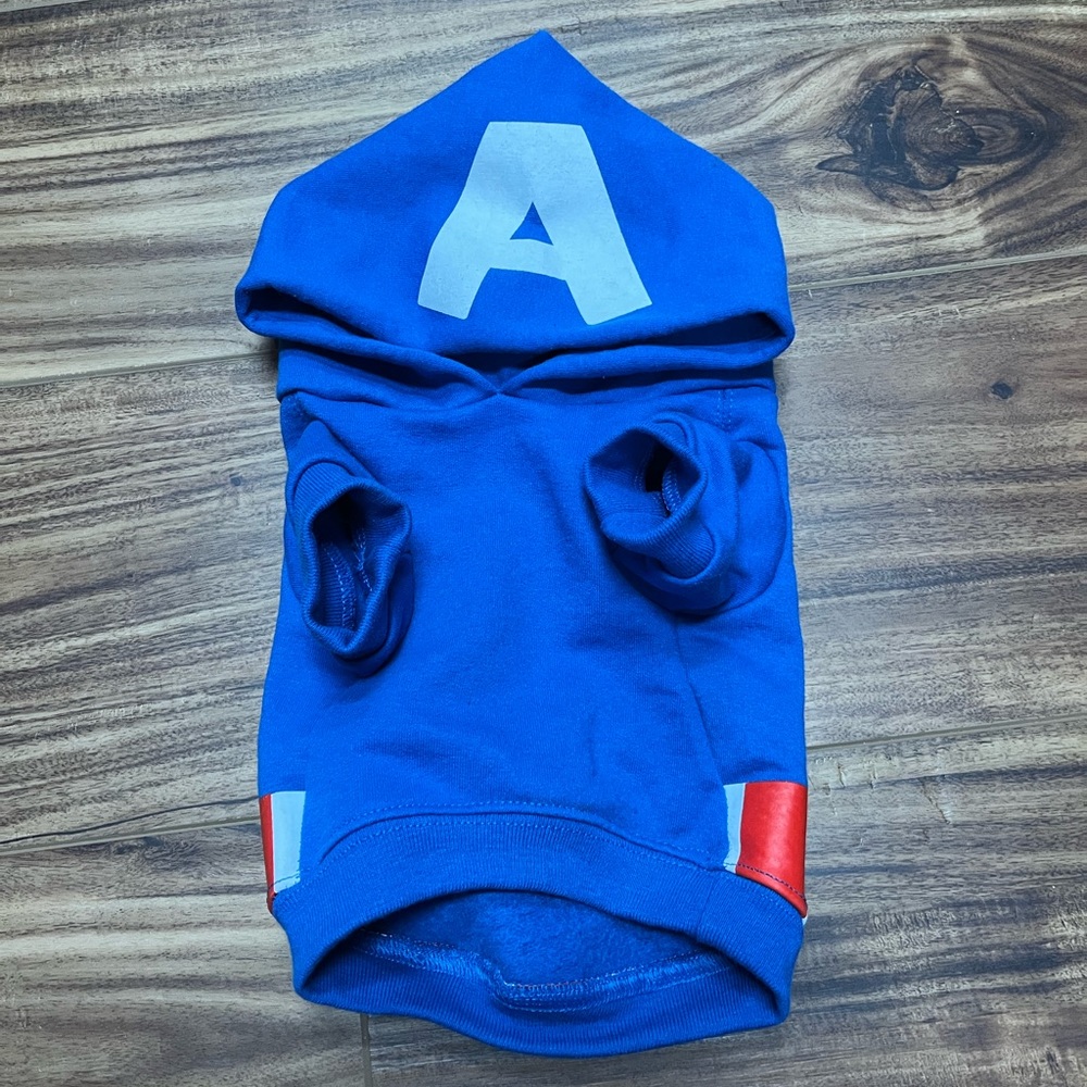- Avengers small dog hoodie